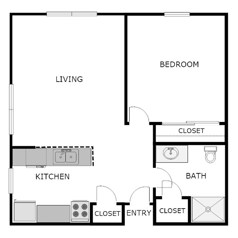 Floor Plans Lake Plaza Apartments Clear Lake, Iowa A PRE/3 Property
